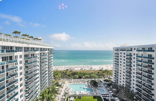 South Beach Condominio | **¡Lujoso! Penthouse de 5 * estrellas con 4 camas en el último piso del océano directo en South Beach