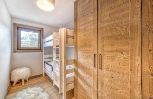 Megeve Apartamento | Luxurious 4-room with pool, gym, spa and parking