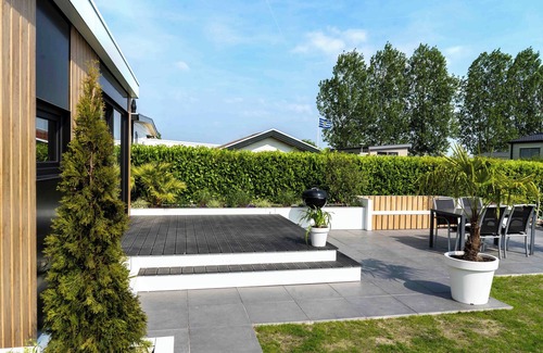 Sint Kruis Chalet De Esquí | Luxurious 5-person chalet in Zeeuws-Vlaanderen - Large garden - Air conditioning