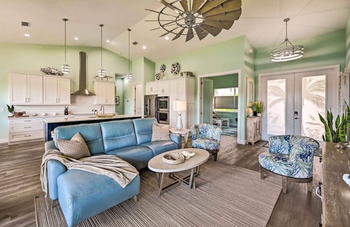Naples Casa | Luxurious Canal-Front Retreat w/ Game Room!
