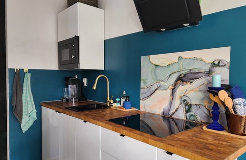 Menaldum Cabina | Luxurious, Eco, Steel Cabin with bath and large private garden.