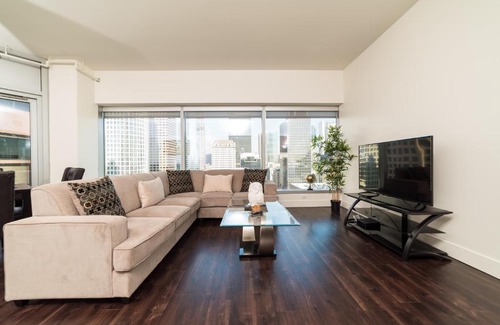 Downtown Los Angeles Apartamento | Luxurious Highrise 2b 2b Apartment Heart Of Downtown LA