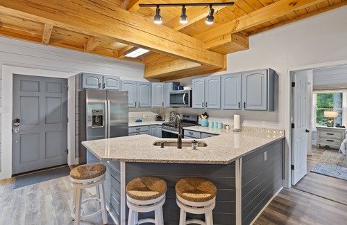 Waterloo Casa | Luxurious Lake Front Home with Kayaks, SUPs, Dock