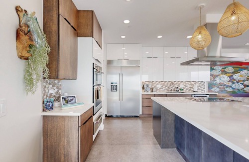 Kaneohe Casa | Luxurious modern home with multiple lanais, private elevator & views throughout