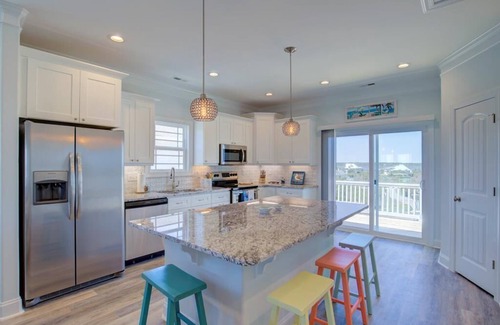 Cape Island Casa | Luxurious Oceanfront B home w/pool, elevator, 6BR, steps to the sand and surf