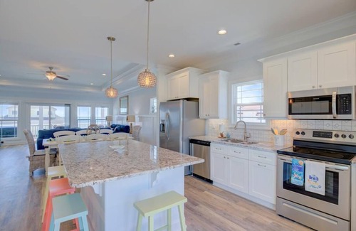 Cape Island Casa | Luxurious Oceanfront B home w/pool, elevator, 6BR, steps to the sand and surf