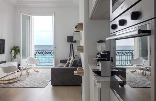 Alpes-Maritimes Apartamento | Lujoso apartamento frente al mar Belle Époque