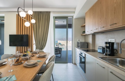 Zerviana Villa | Luxurious Villa Cretan Aura with Private Pool, Jacuzzi and Playroom