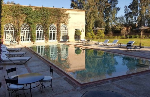 El Aggada Villa | Lujosa villa exclusiva en Marrakech con piscina tranquila sin vecinos