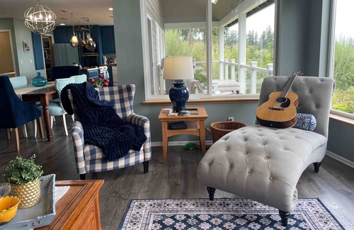 Hansville Casa | Luxurious water view home surrounded by wildlife and breath taking views