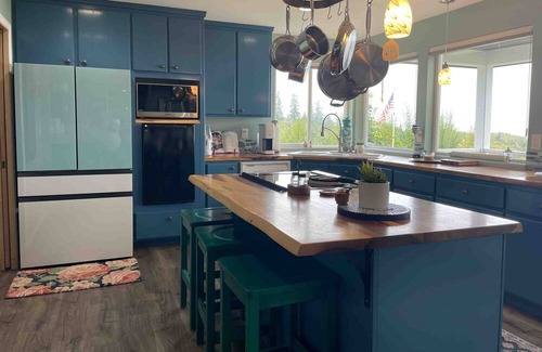 Hansville Casa | Luxurious water view home surrounded by wildlife and a private hot tub