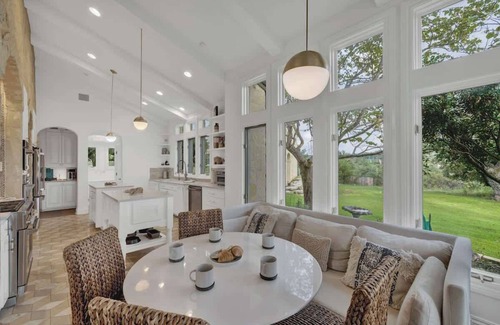 Fredericksburg Casa | Luxurious Watershaus Ranch - Pool and Hot Tub, Fireplaces, Stunning Views!