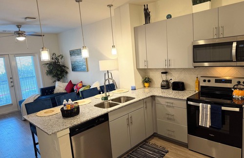 Wetmore Apartamento | Luxury 1-bedroom apartment close to La Cantera/RIM with fitness center, WiFi