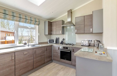 Aubourn Chalet De Esquí | Alojamiento de 1 habitaciones en Swinethorpe, Nr Lincoln