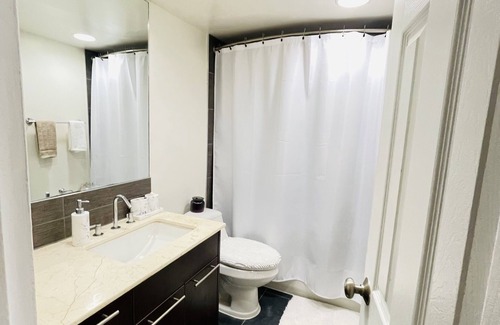 Downtown Apartamento | Luxury 1-Bedroom with Rooftop Pool,Gym Facility