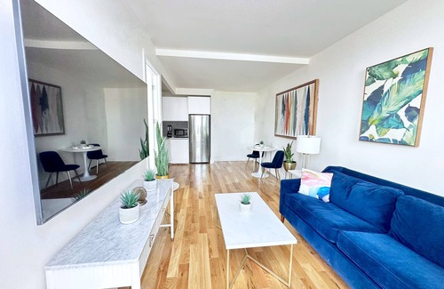 Greenpoint Apartamento | Luxury 1BR-1BA - Private Terrace - Gym - Lounge - Rooftop - Laundry