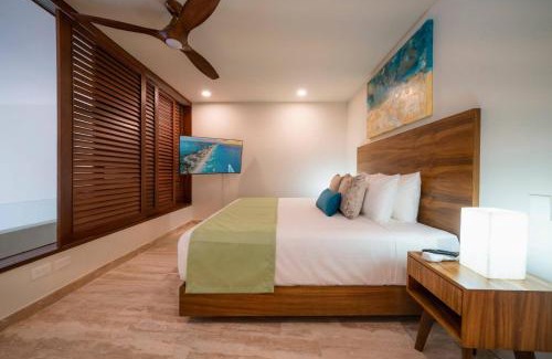 Playacar Casa | Luxury 2 Bedroom Condo - Infinity Pool at AWA Residences in Playacar, AWA 107