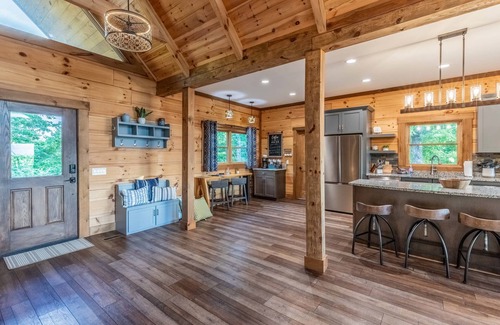 Bryson City Apartamento | Luxury 3 2 5 Cabin Lake Views Theatre Gameroom