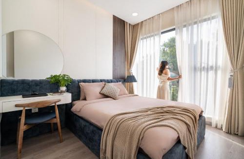 Tan Phu District Apartamento | Luxury 3BR Apartment 121m - Resort Pool & Gym - Near Aeon Mall