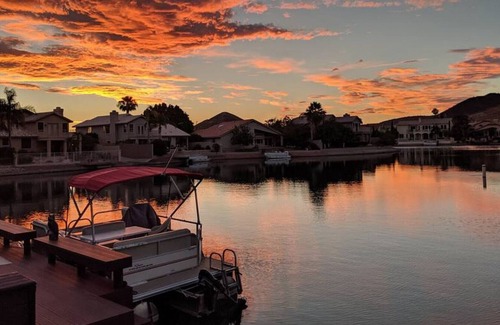 Arrowhead Lakes Casa | Luxury 4BR Waterfront Home with Pool & Boat