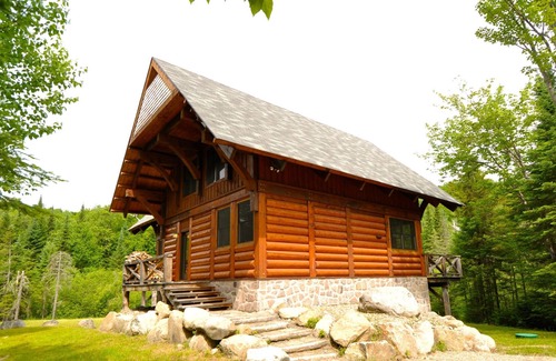 Lac Superieur Village Cabina | Lujo 5 dormitorios Cote Nord Log Cabin