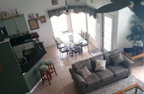 Lake Davenport Estates Casa | Sala de juegos de lujo de 5 dormitorios, piscina y vista de los fuegos artificiales de Disney
