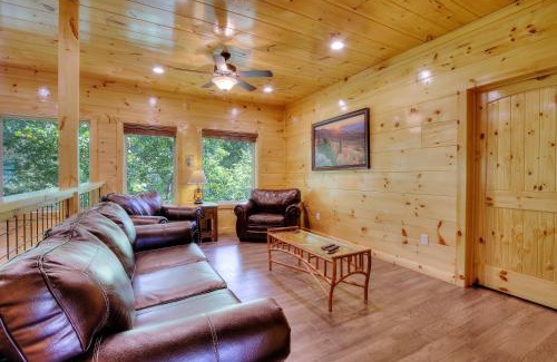 Gatlinburg Apartamento | Luxury 5bed/6ba Cabin: Theater, Pool Room, Hottub!
