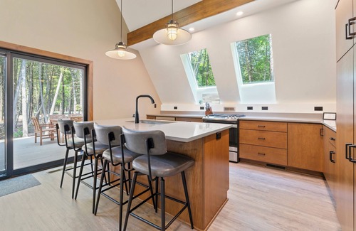 Egg Harbor Casa | Luxury A-Frame w/ Lake Access, Great For Families