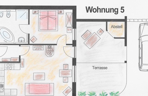 Rhoden Apartamento | Apartamento con bañera de hidromasaje y chimenea, WiFi gratuito - uso del área de bienestar incl.
