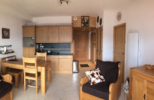 Bisanne 1500 Apartamento | Apartamento de lujo al pie de las pistas-piscina-garaje
