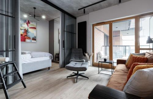 Gdansk City Center Apartamento | Luxury Apartment at Sienna Grobla with Sauna Gym and Parking by Noclegi Renters