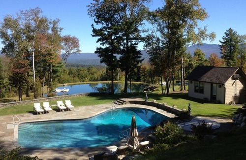 Stowe Area Apartamento | Apartamento de lujo en finca privada con piscina / estanques-Heart of XCntry / Mtn Bike Trails
