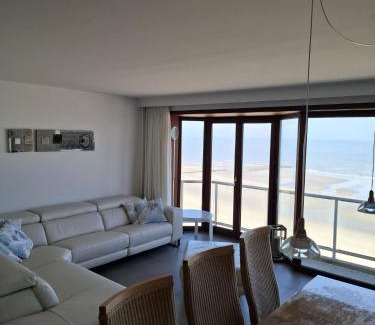 Westende Apartamento | LUXURY APP, frontal sea View + south terrace + garage