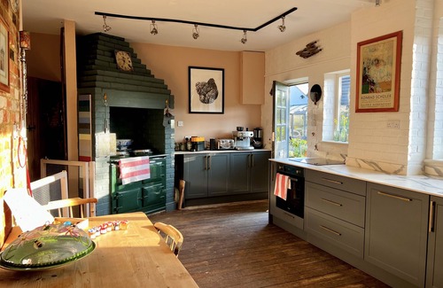 Cherhill Casa | Eclectic Barn · Pergola & Dog-Friendly Garden