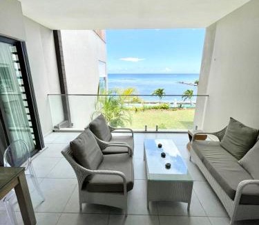 Pointe aux Biches Apartamento | Luxury beach house with spectacular sea view and pool
