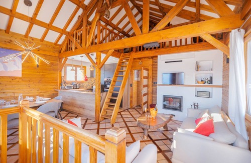 Cognet Chalet De Esquí | Chalet de lujo en Alpe d'Huez al pie de las pistas, cerca de tiendas