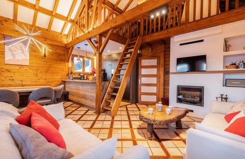 Cognet Chalet De Esquí | Chalet de lujo en Alpe d'Huez al pie de las pistas, cerca de tiendas