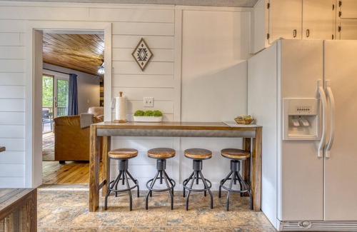 Mineral Bluff Chalet De Esquí | Luxury Chalet on 50 Acres w/ Hot Tub, Game Room, Mountain View & seasonal spring