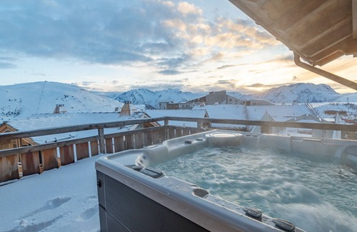 Bergers Chalet De Esquí | Chalet de lujo, ski-in/ski-out, sauna y jacuzzi, Alpe d'Huez