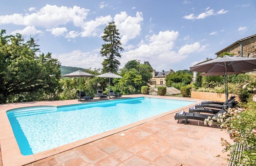 Chalabre Casa | Luxury Chateau with pool + private gardens in historic South France village