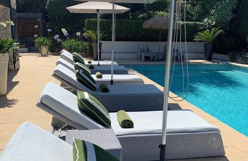 Mandelieu-La-Napoule Villa | Villa contemporánea de lujo, piscina privada, cerca de la playa y el golf