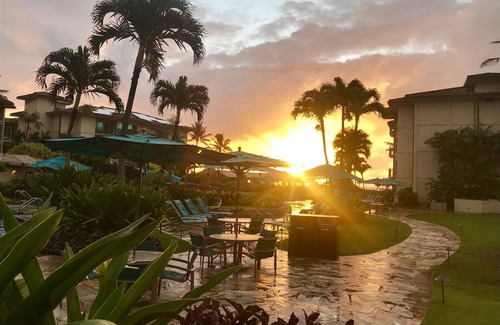Kapaa Condominio | Kauai's Best Escape @ Waipouli Beach Resort & Spa w / A / C & WiFi & 3-60 "TV’s