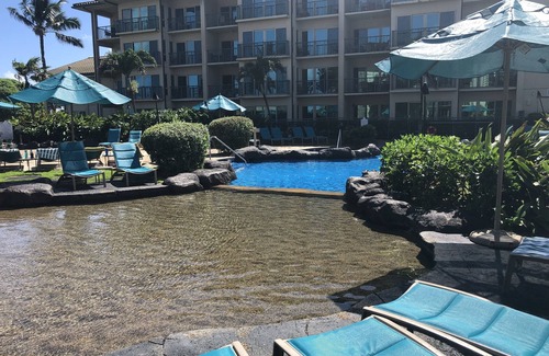 Kapaa Condominio | Kauai's Best Escape @ Waipouli Beach Resort & Spa w / A / C & WiFi & 3-60 "TV’s