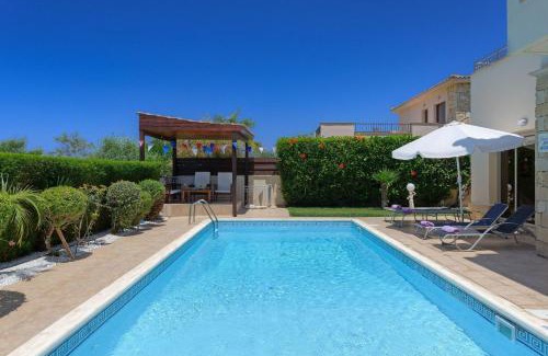 Pegeia Villa | Luxury Coral Bay Villa Villa Shanta 3 Bedroom Villa Distant Sea Views Central Resort Location