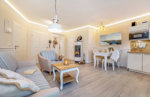 Zingst Apartamento | Luxury apartment by the sea with fireplace, wellness area and sauna
