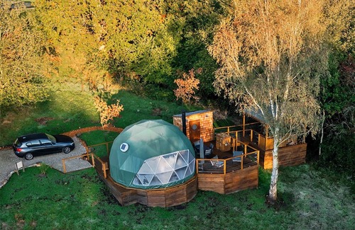 Chiddingstone Hoath Chalet De Esquí | Domo de lujo en Kent cerca de Hever Castle