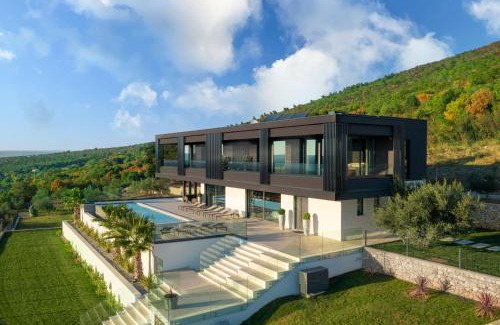 Brovinje Villa | Luxury Exclusive Villa Panoramica near Labin - Rabac only 2 km from the beach with sea view and wellness