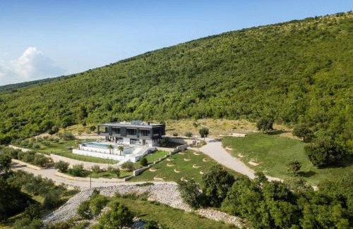 Brovinje Villa | Luxury Exclusive Villa Panoramica near Labin - Rabac only 2 km from the beach with sea view and wellness