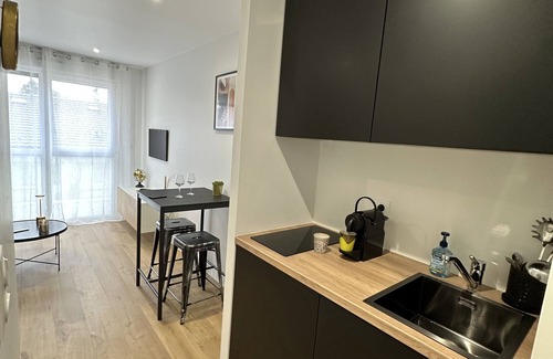 Jouvence Apartamento | Apartamento-De Lujo-Baño con ducha-Vista al Jardín