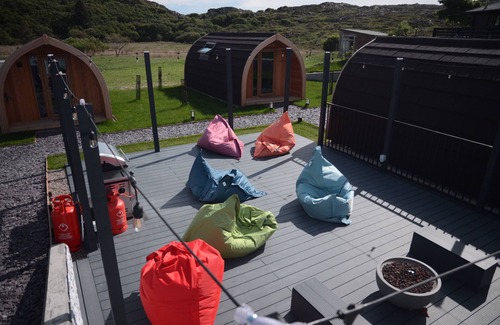 Achmelvich Cabina | Luxury Glamping Pod on the North Coast 500 (dogs allowed)